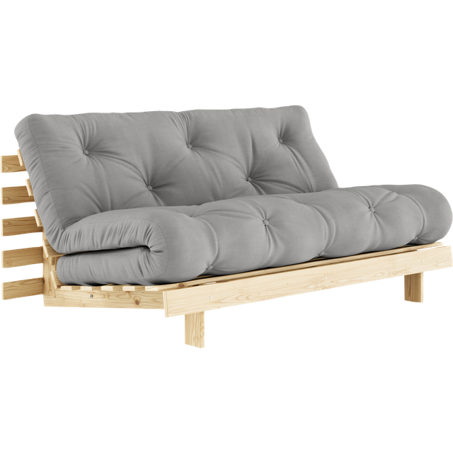 Karup Design Roots Bäddsoffa Med Madrass 160x200 746 Grå/furu