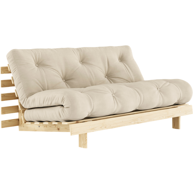 Karup Design Roots Bäddsoffa Med Madrass 160x200 747 Beige/Pine
