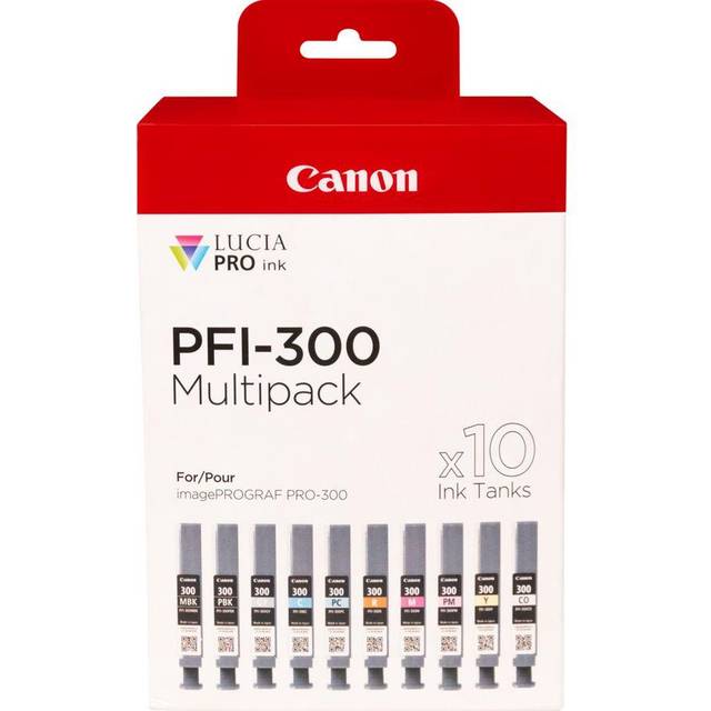 Canon PFI-300 Assorted Ink Cartridge Multipack