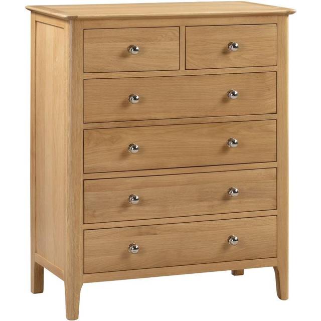 Cotswold 6 Drawer Chest, Oak - Light Oak