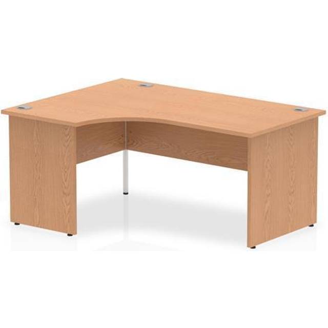 Impulse 1000/600 Rectangle Silver Cable Managed Leg Desk - MI002501