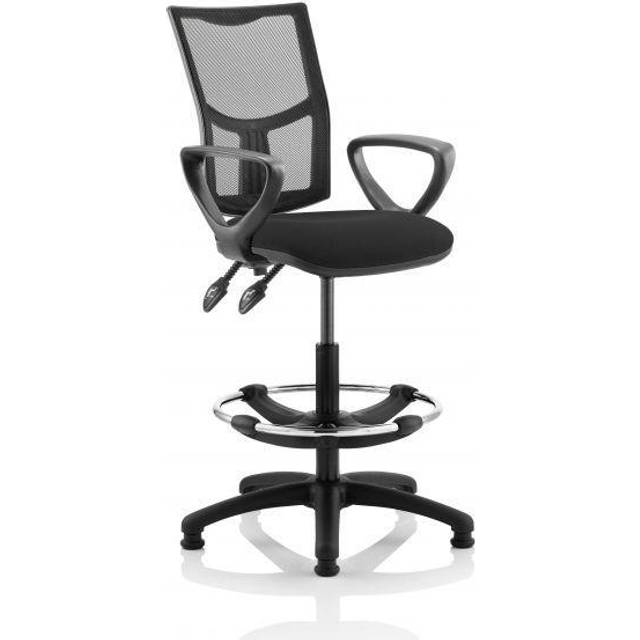 Eclipse Plus II Lever Task Operator Chair Mesh Back Black Loop Arms