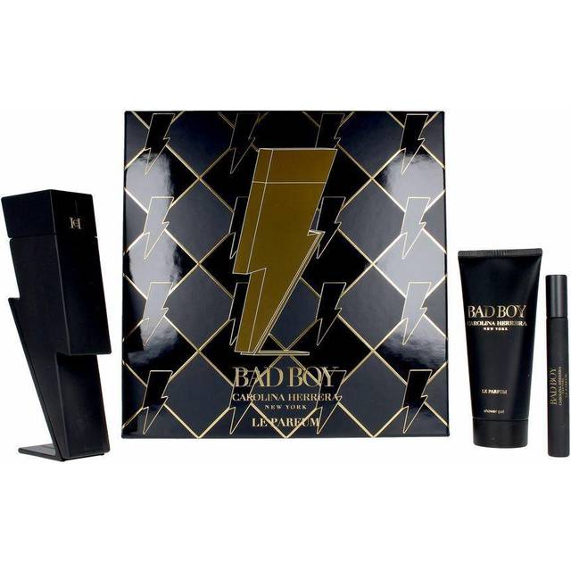 Carolina Herrera Bad Boy Le Parfum Gift Set 100ml EDP + 100ml Shower Gel + 10ml EDP