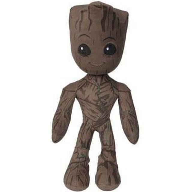 Disney 6315875835 - Marvel Guardians of the Galaxy, Groot Gosedjur - Groot från Marvel Guardians of the Galaxy som Gosedjur, Fyllning av Återvunnet Material, 25 cm, Från 0 månader