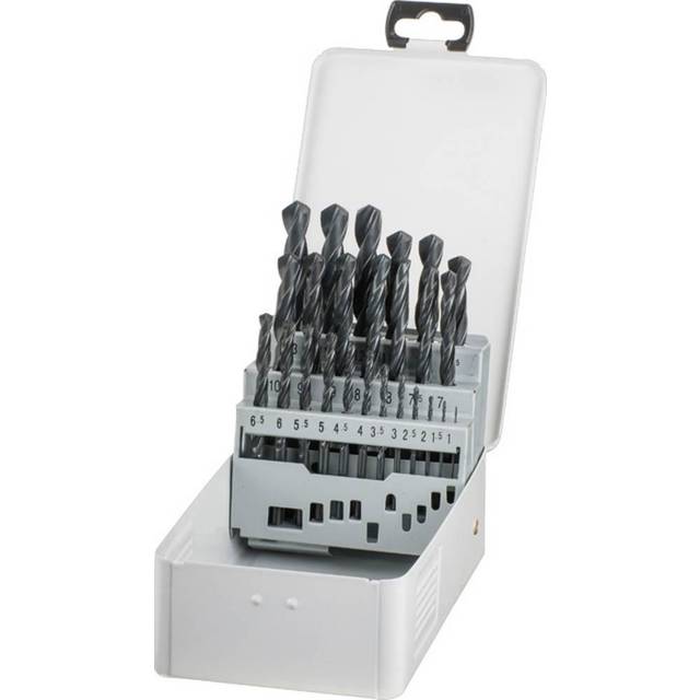 kwb 422544 KRAFTIXX HSS Metal Drill Set, 25 Pieces, ? 1 to 13 mm (Pitch 0.5 mm)