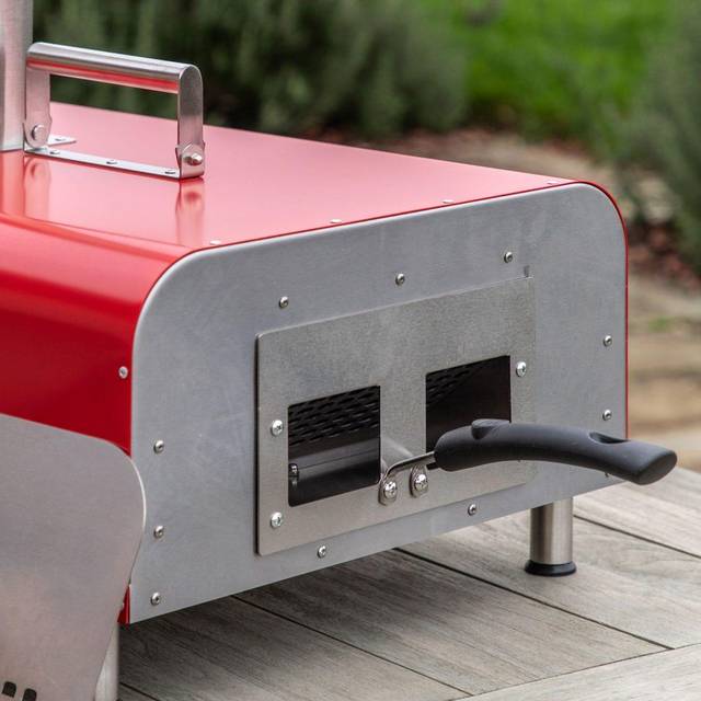 Gallery Direct Aurel Pellet Pizza Oven Red, Red
