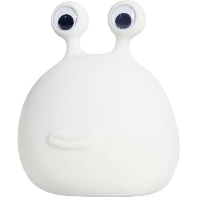 Niermann Standby LED-nattlampa Momo Moon med batteri och USB Moon, dimbar, Vitt / opal, Barnrum, Syntetmaterial, Bordslampa