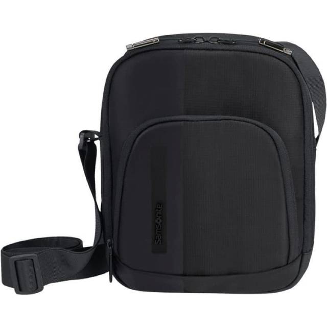 Samsonite BIZ2GO, Mand, Skuldertaske, Sort, Lynlås, Baglomme, Frontlomme, Tabletlomme