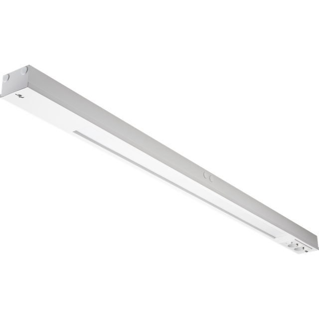 SG Armaturen Namsen 1200 Bänkarmatur 1200 mm, 26W, LED, med uttag 3000K