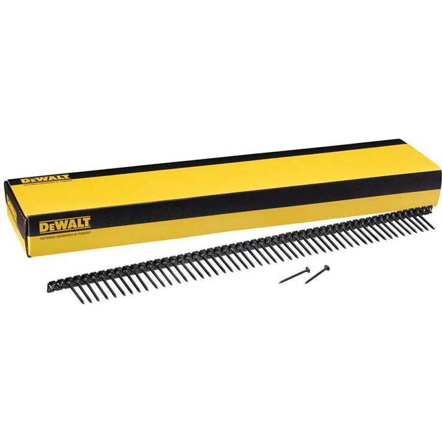 DeWalt Collated Drywall Screws 3.5 x 25mm Fine (1000 Pack) in Black
