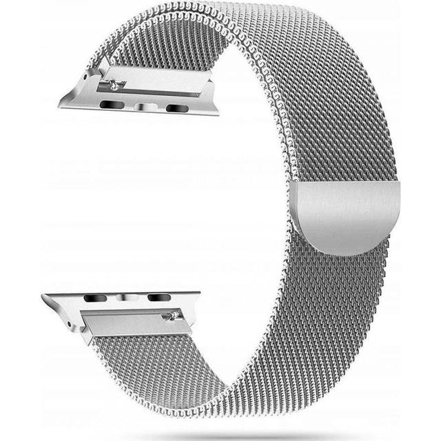 Apple Watch Series 9/8/SE (2022)/7/SE/6/5/4/3/2/1 Tech-Protect Milanese Reim - Silver