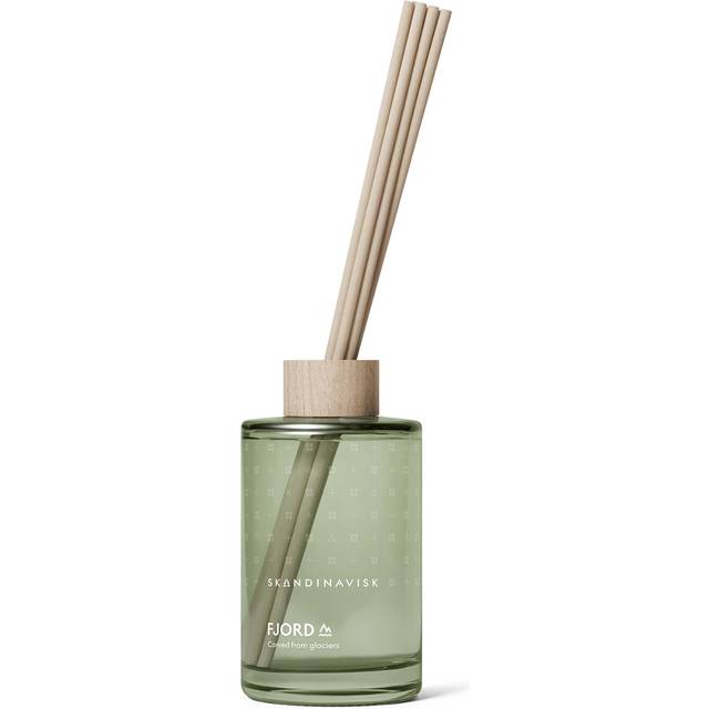 SKANDINAVISK Clear Glass Reed Diffuser - Fjord - 200ml - Green