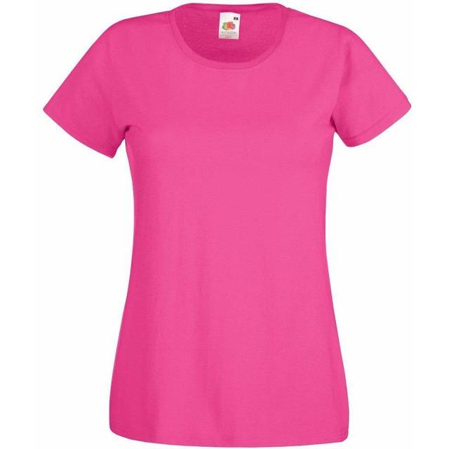 Fruit Of The Loom 61372 Lady-Fit Valueweight T-Shirt Size: XL, COLOUR: Fuchsia