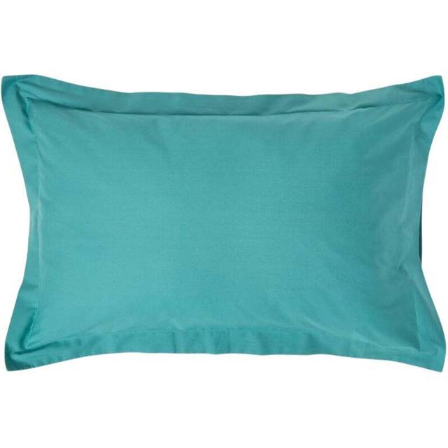Homescapes Teal Egyptian Cotton Oxford Pillowcase 200 TC - Bleu