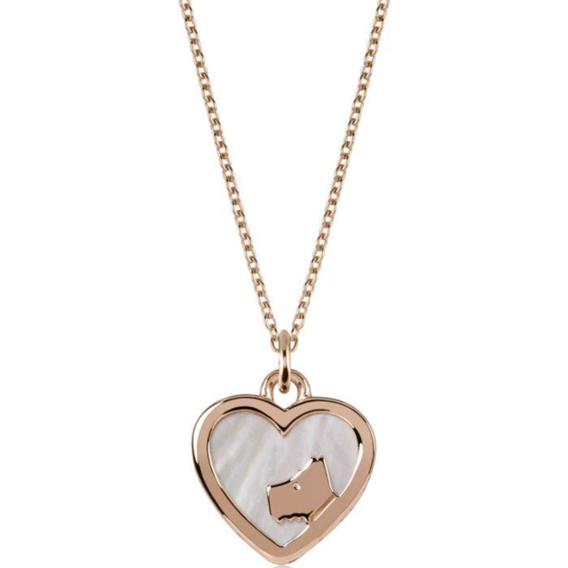 Radley London Pearl Stone-Set Ladies Rose Gold Necklace