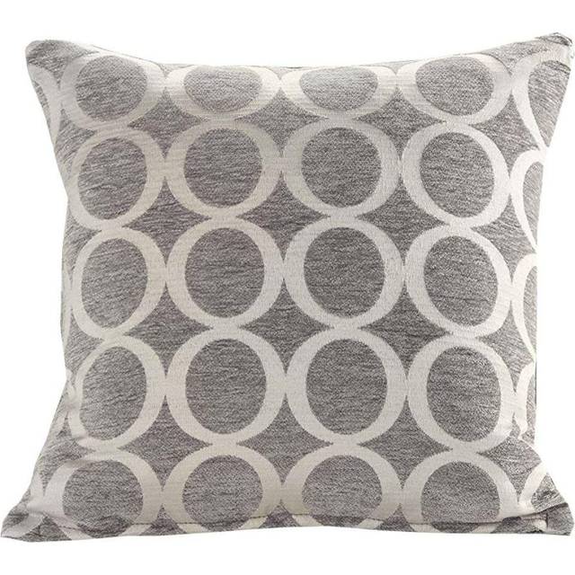 Alan Symonds - Cushion Cover Oh 18' Silver Bed Sofa Accessory Unfilled Decor