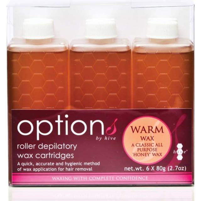 Hive Roller Depilatory Refills Warm Honey Wax (6 x 80g)