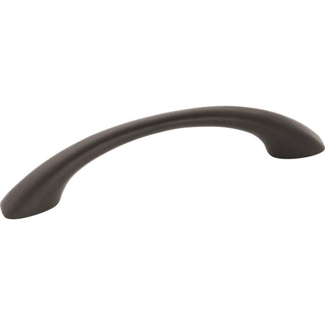 Amerock  Cabinet Pull  Matte Black  3-3/4 inch (96 mm) Center to Center  Vaile  1 Pack  Drawer Pull  Drawer Handle  Cabinet Hardware
