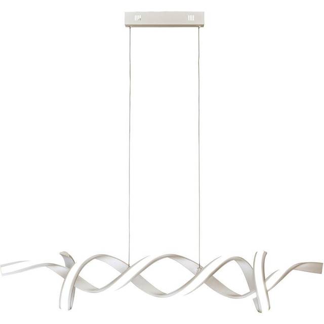 Searchlight Music LED Silver Designer Linear Bar Pendant 3000K