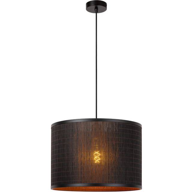 Lucide Tagalog Scandinavian Pendant Light - 40Cm - 1Xe27 - Black, Black
