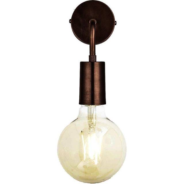 Vintage Sleek Edison Wall Light - Copper, No Bulb
