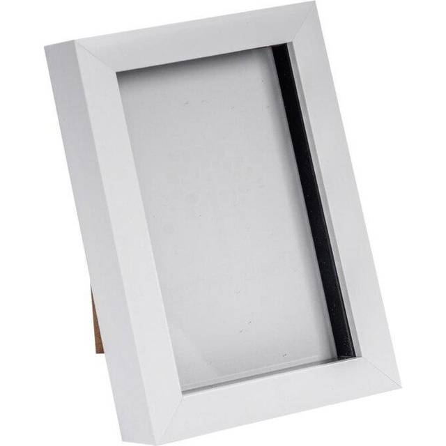 4" x 6" 3D Box Photo Frame - White