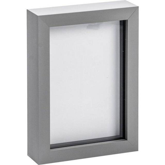 5" x 7" 3D Box Photo Frame - Grey