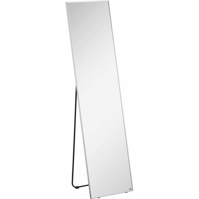 HOMCOM Full Length Dressing Mirror Wall Mounted - Black