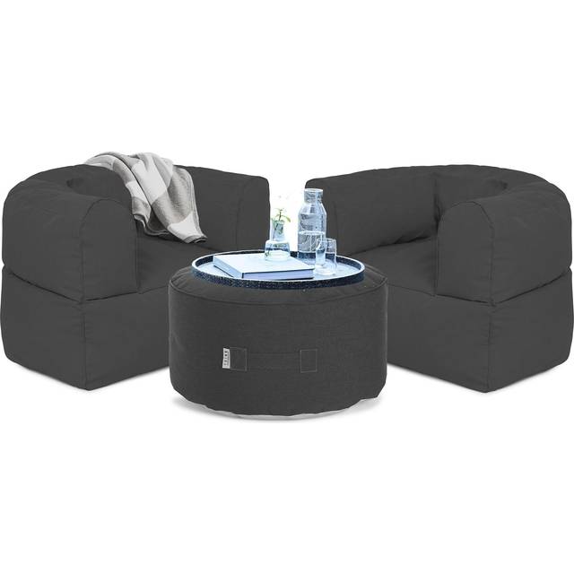 Conversation Outdoor Seating Set - Graphite - TRIMM Copenhagen