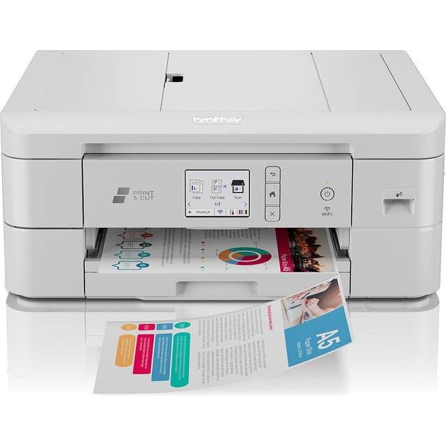 Brother DCP J1800DW Cut and Print All in One Wireless Inkjet Printer, Grey
