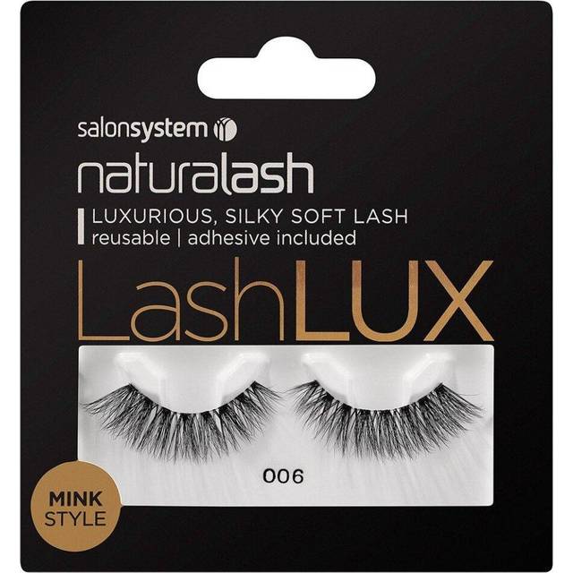 Salon System Naturalash Reusable Silky Faux Lashes - LashLUX 006 - Glue Included