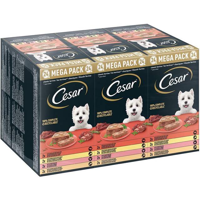 Cesar Classic Terrine Mixed Pack - 24 x 150g