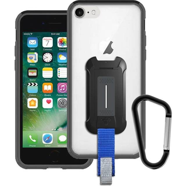 Armor-X Ultra Compact Case (iPhone SE3/SE2) - tåligt skal - Svart/Transparent/