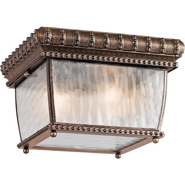 Kichler KL/VENETIAN/F Venetian Rain Flush Mount Brushed Bronze