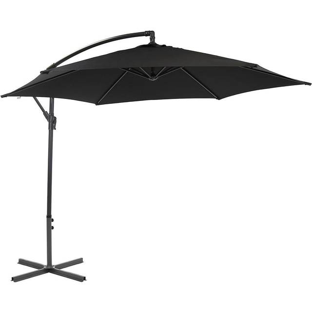 Charles Bentley Round Cantilever Garden Parasol 3M, Black