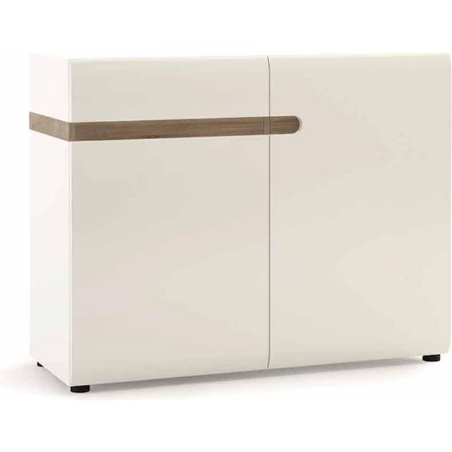 Chelsea White Gloss Small Sideboard - 2 Doors