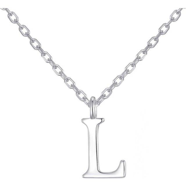 Sterling Silver Initial L Necklace