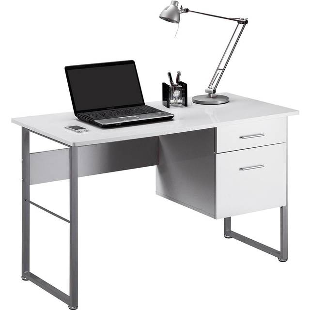 Alphason Cabrini Desk - White, White