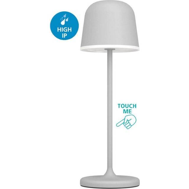 Eglo Mannera Cordless Indoor & Outdoor Table Lamp - Grey