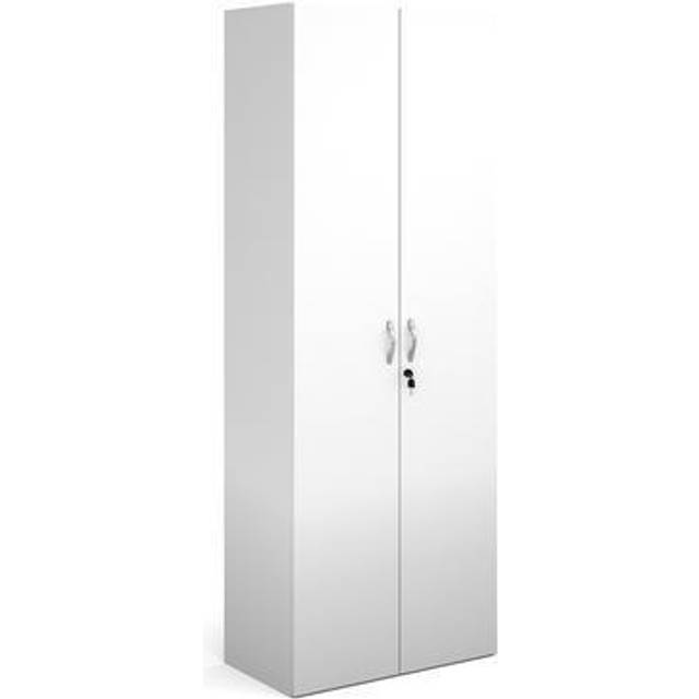 Dams International Cupboard Lockable Melamine Contract 25 756 x 408 x 2030mm White
