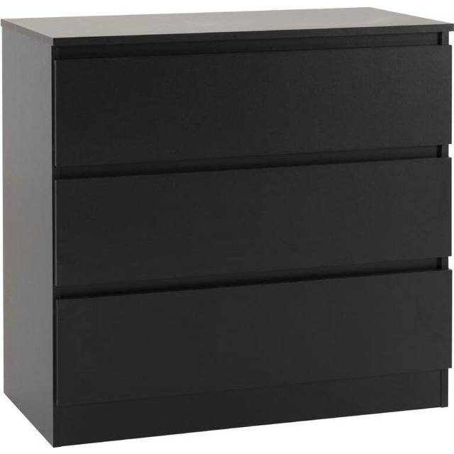Seconique Malvern 3 Drawer Sonoma Oak Effect Chest - Brown - 3 Drawers