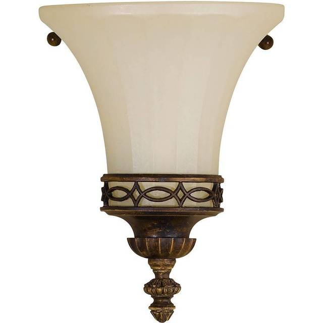 Feiss FE-DRAWING-ROOM-WU2 Drawing Room 1 Light Wall Light Walnut