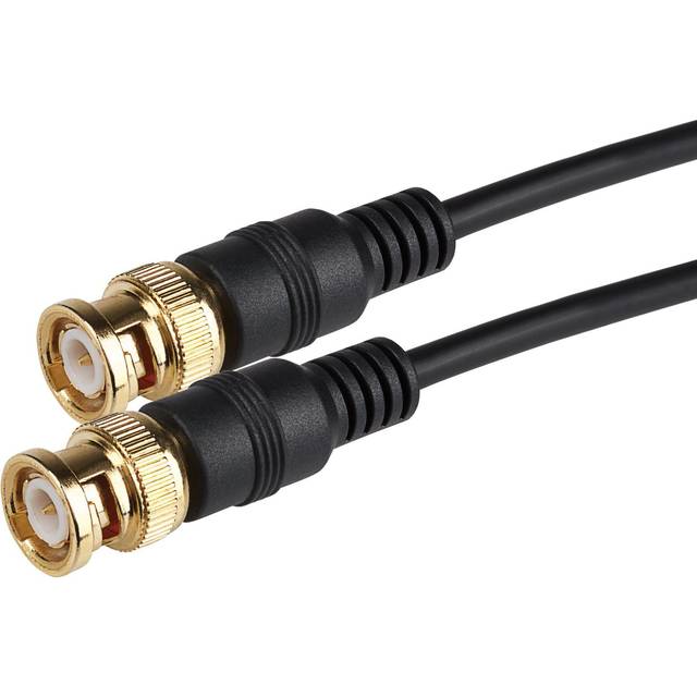 Maplin BNC Male to BNC Male Coaxial Cable - Black, 1.5m