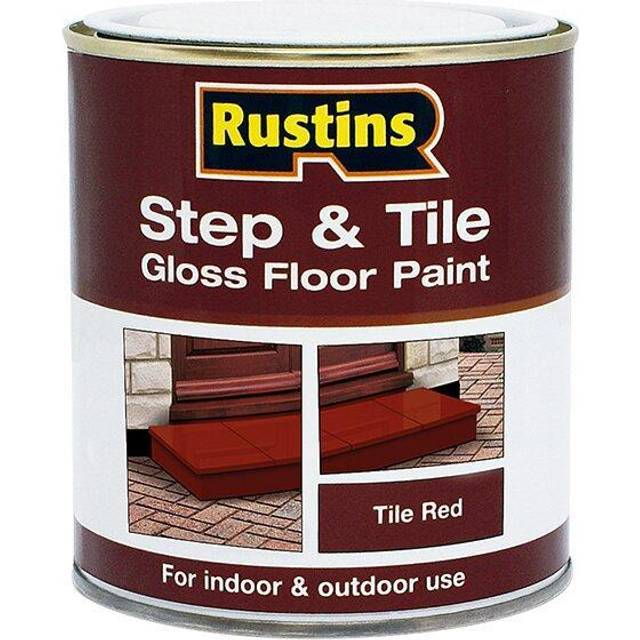 Rustins Step & Tile Paint Gloss Red 2.5 Litre RUSSTPGR25L