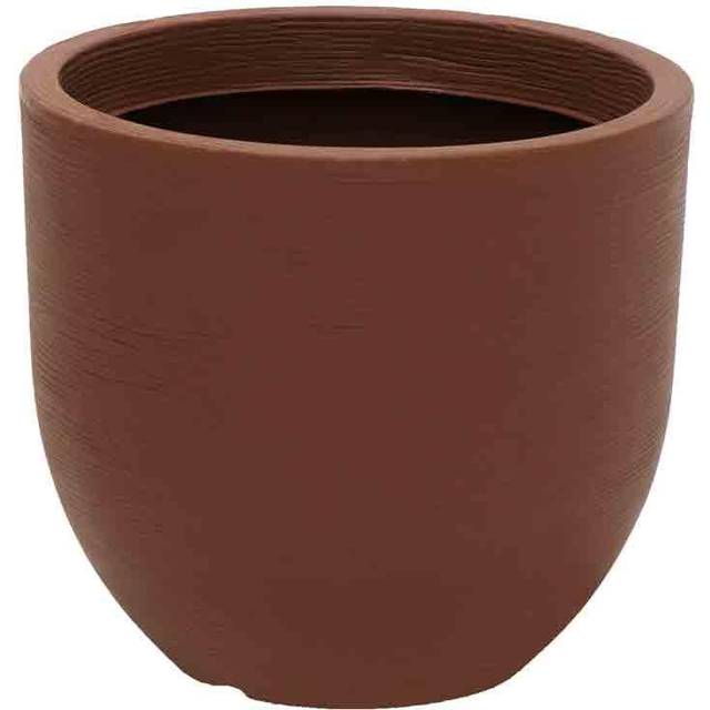 Tramontina Laos Planter (38cm high) - Brown (38cm H X 42cm W X 42cm D)