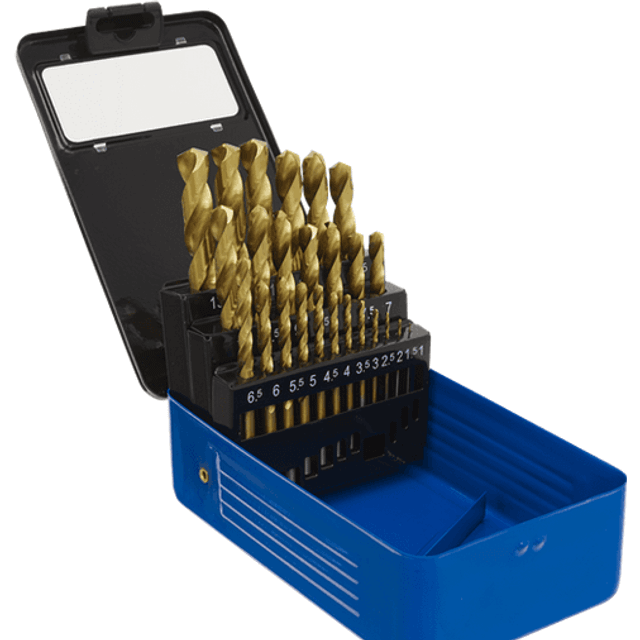 Sealey Drill Bit Set 25 Piece AK4725 25pc HSS Fully Ground Drill Bit S