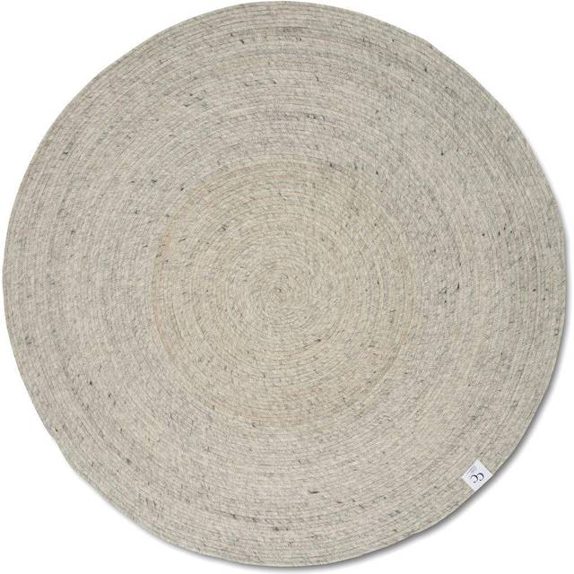 Classic Collection Merino ullmatta rund Ø160 cm Concrete