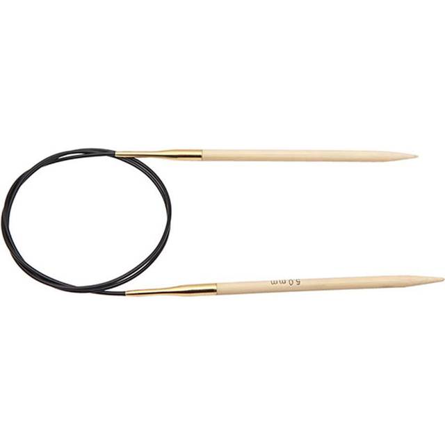 KnitPro K22202 rund sticknål, bambu, brun, 40 cm x 2,25 mm