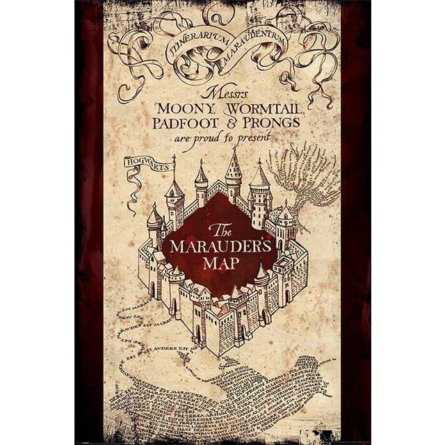 Harry Potter Marauders Map Maxi Poster