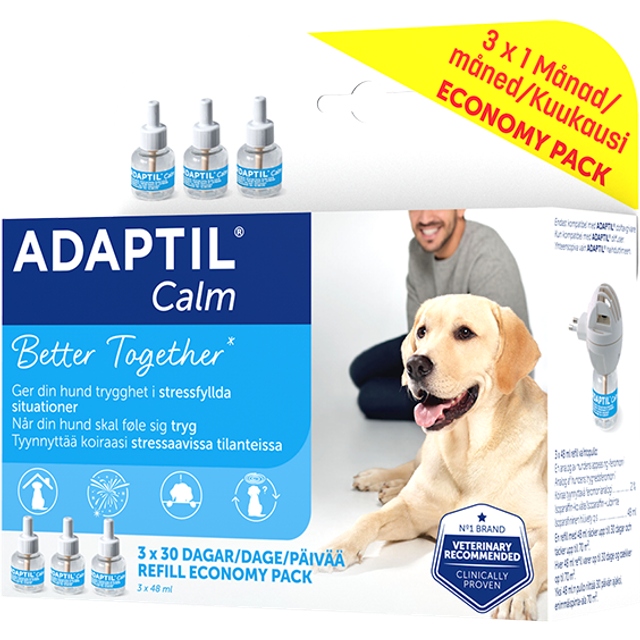 ADAPTIL Calm Refill Minskar oro hos hund 3 st